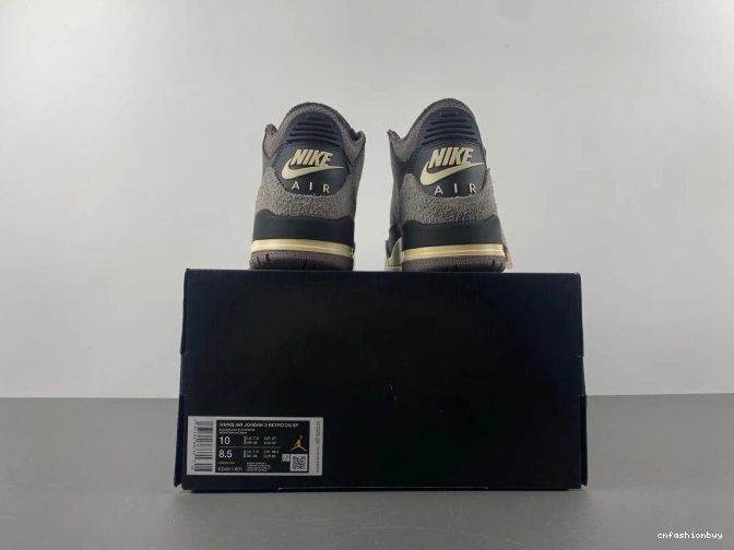 A Jordan Ma Maniere Black 3 FZ4811-001 Air x 1018